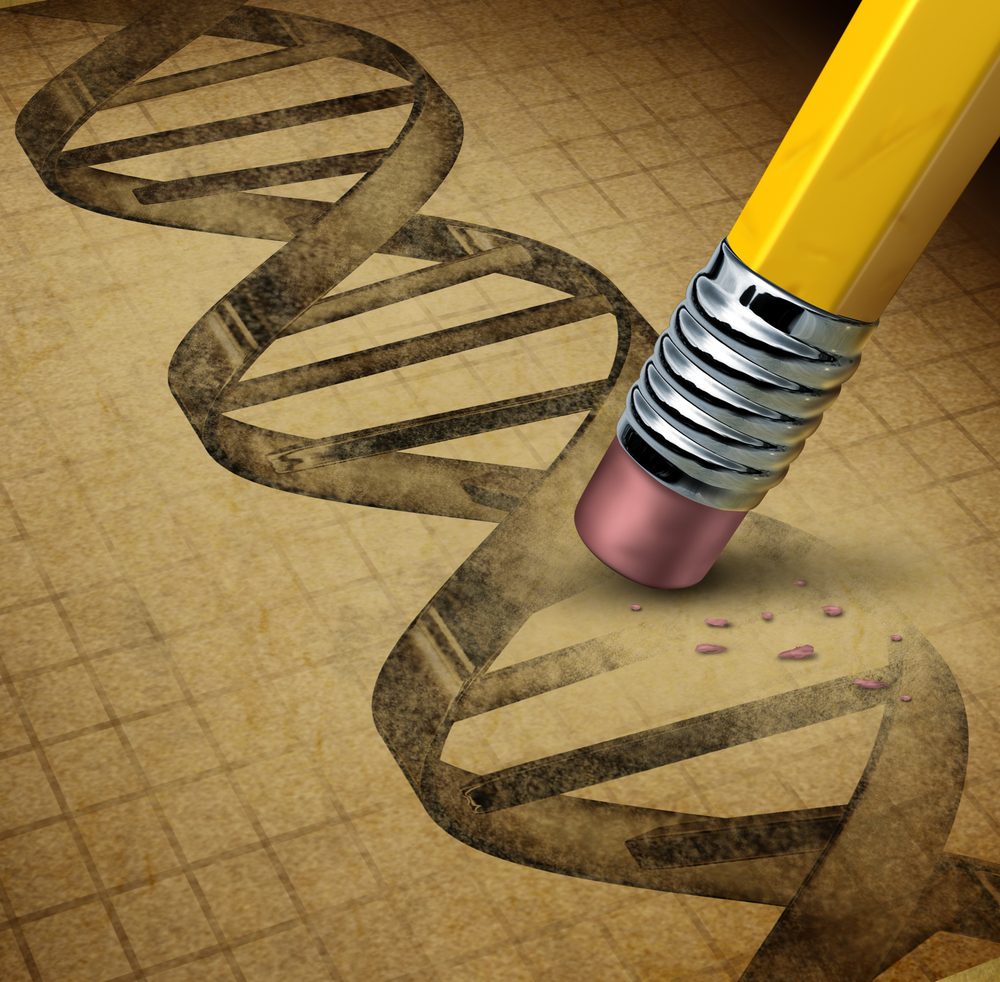 Gene editing techniques result in a permanent change to the DNA code