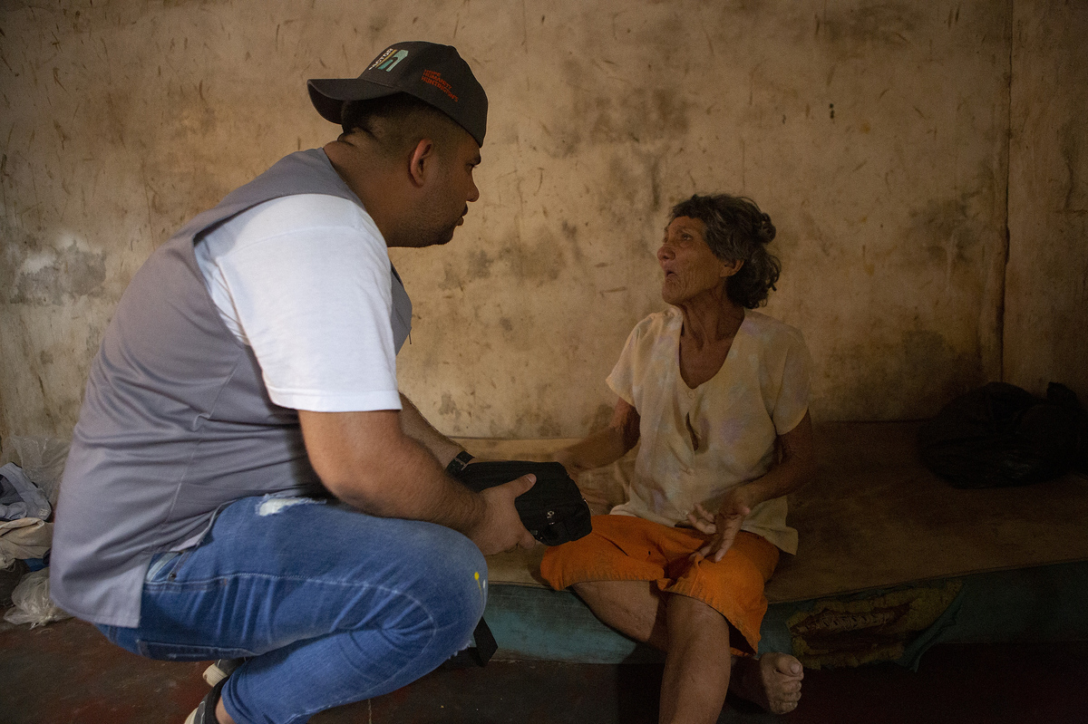 Social agents are a key part of Factor-H's mission - they're local community members who visit people in Latin America affected by Huntington's disease, and step in to act as their representatives for day-to-day issues, like acquiring medication or food.